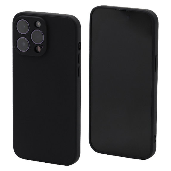 FixPremium - Silikonové Pouzdro pro iPhone 13 Pro Max, černá