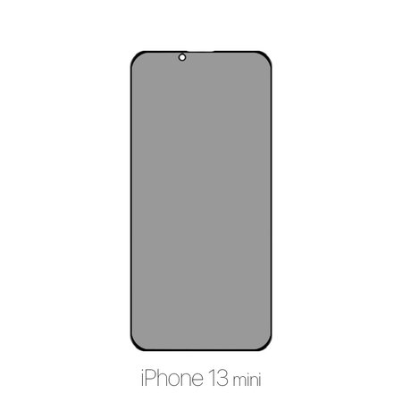 FixPremium Privacy Anti-Spy Glass - Tvrzené Sklo pro iPhone 13 mini