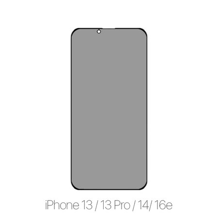 FixPremium Privacy Anti-Spy Glass - Tvrzené Sklo pro iPhone 13, 13 Pro, 14 a 16e