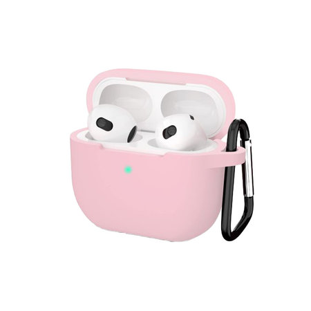 FixPremium - Silikonové Pouzdro pro AirPods 3, růžová