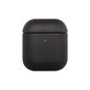 FixPremium - Kožené Pouzdro pro AirPods 1 a 2, černá