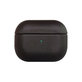 FixPremium - Kožené Pouzdro pro AirPods 3, černá