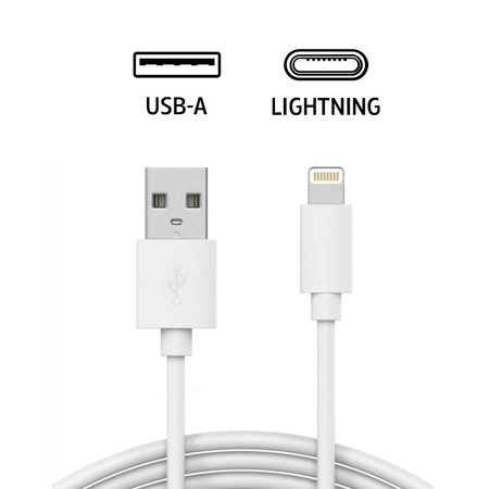 Lightning / USB kabel, 2 m, kompatibilní s Apple, bulk