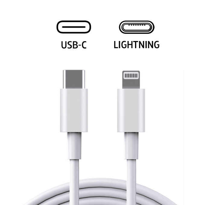 Lightning / USB-C kabel, 1 m, kompatibilní s Apple, bulk