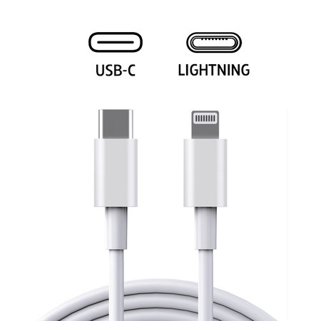 Lightning / USB-C kabel, 2 m, kompatibilní s Apple, bulk