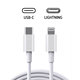 Lightning / USB-C kabel, 2 m, kompatibilní s Apple, bulk
