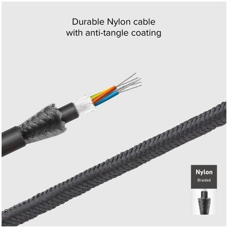 SBS - USB-C / USB-C Kabel s LCD a PowerDelivery 100W (1m), černá