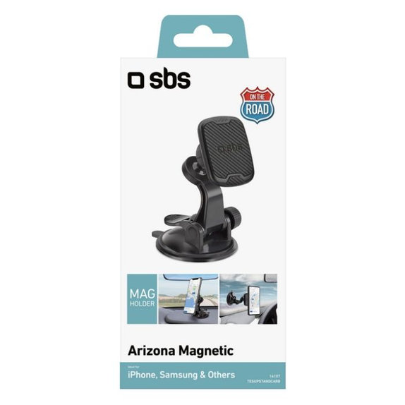 SBS - Držák do auta Arizona Magnetic, s přísavkou, černá