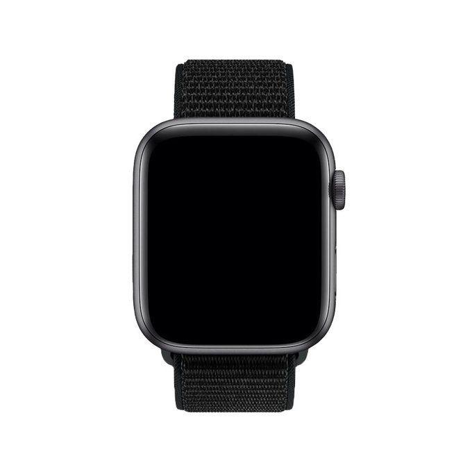 FixPremium - Nylonový Řemínek pro Apple Watch (38, 40 a 41mm), černá