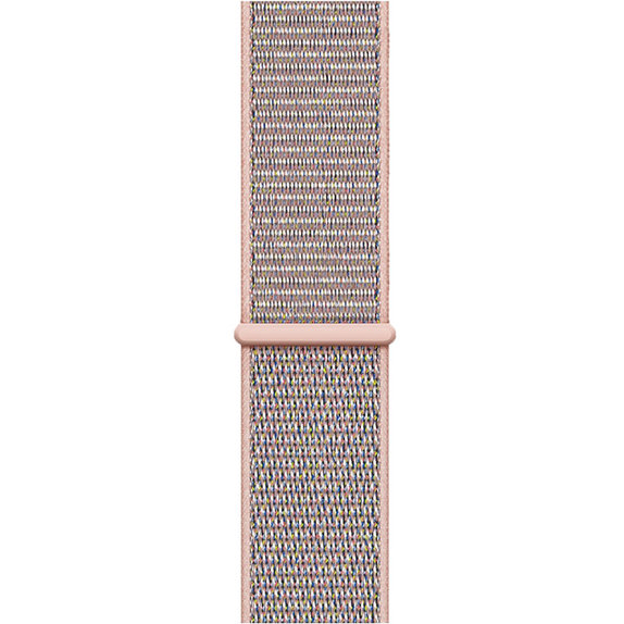 FixPremium - Nylonový Řemínek pro Apple Watch (42, 44, 45 a 49mm), růžová