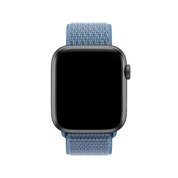 FixPremium - Nylonový Řemínek pro Apple Watch (42, 44, 45 a 49mm), modrá