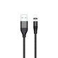 FixPremium - Lightning / USB Magnetický Kabel (2m), černá