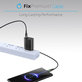 FixPremium - USB-C / USB Kabel s LED Indikátorom (1m), červená