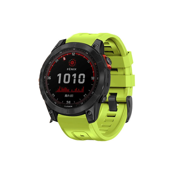 FixPremium - Silikónový Remienok pro Garmin (QuickFit 26mm), zelený