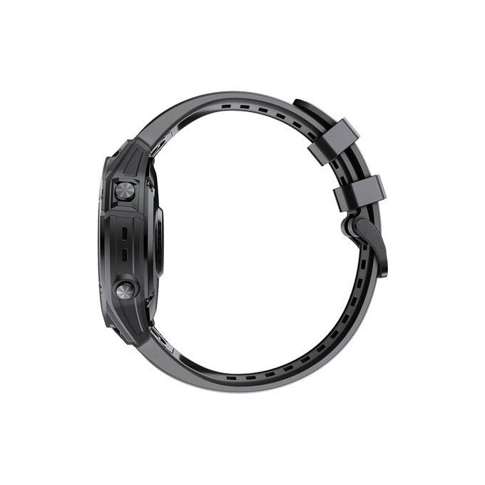 FixPremium - Silikónový Remienok pro Garmin (QuickFit 26mm), čierny