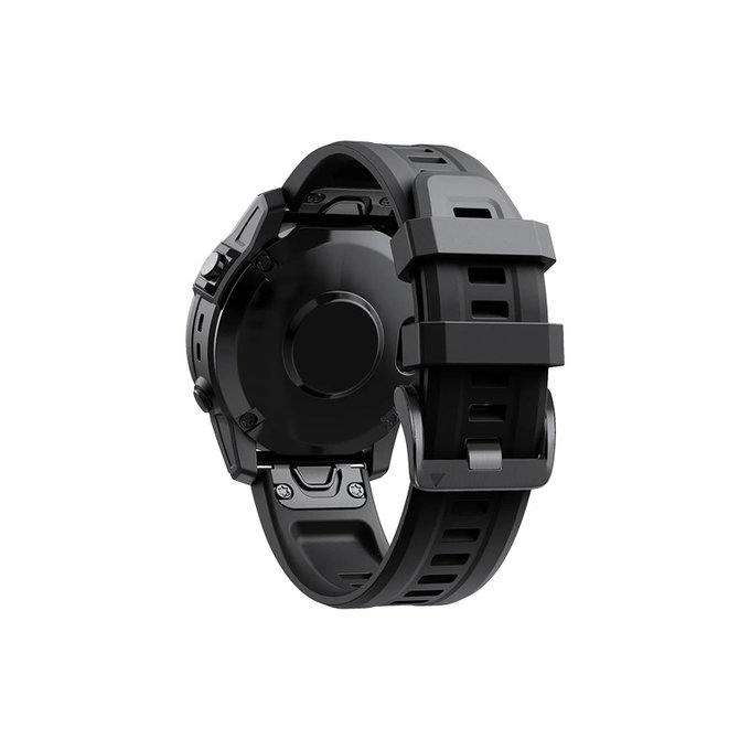 FixPremium - Silikónový Remienok pro Garmin (QuickFit 26mm), čierny