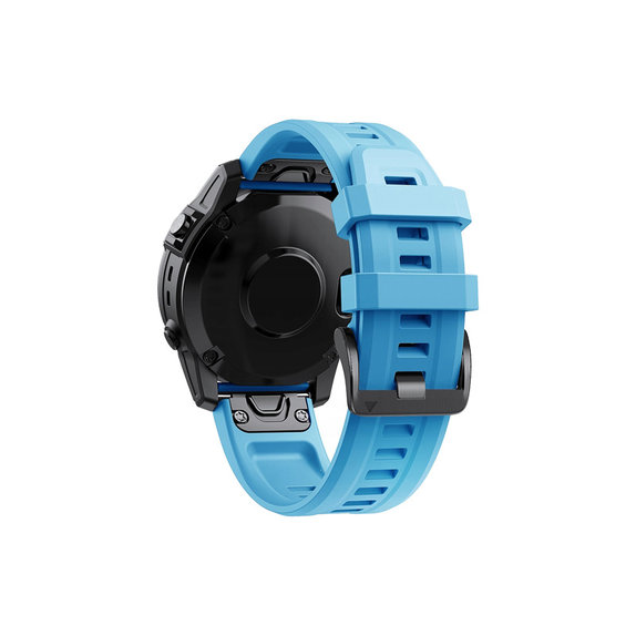 FixPremium - Silikónový Remienok pro Garmin (QuickFit 26mm), modrý