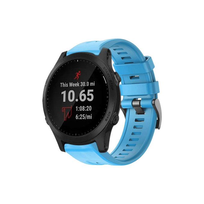 FixPremium - Silikónový Remienok pro Garmin (QuickFit 26mm), modrý
