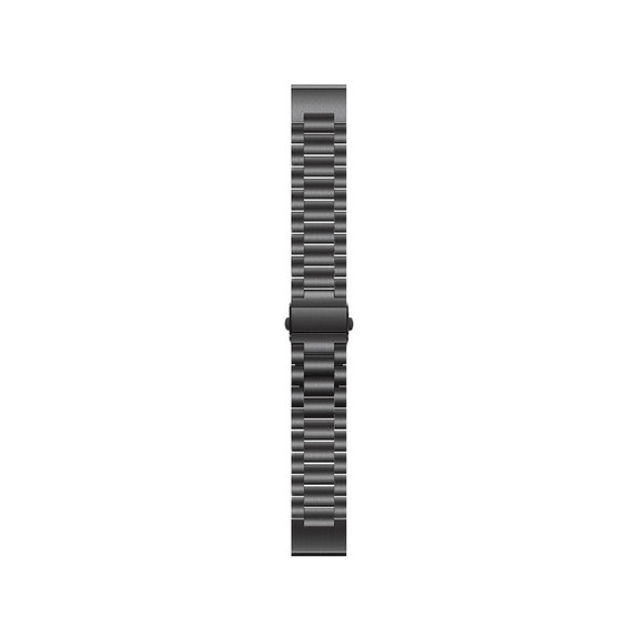 FixPremium - Remienok z Nehrdzavejúcej Ocele pro Garmin (QuickFit 22mm), čierny