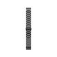 FixPremium - Remienok z Nehrdzavejúcej Ocele pro Garmin (QuickFit 26mm), čierny