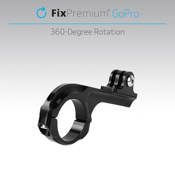 FixPremium - Držák na Bicykel/Motorku pro GoPro, čierny
