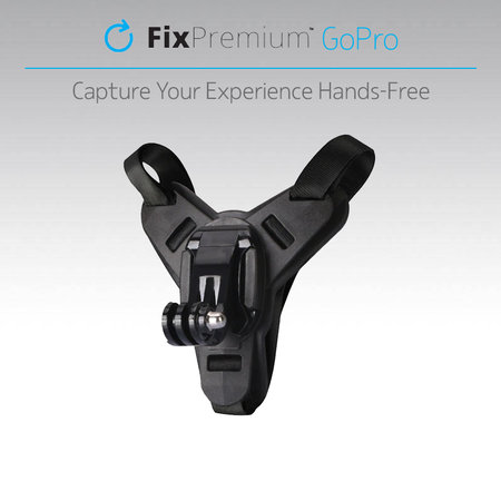 FixPremium - Držák na Helmu pro GoPro, čierny