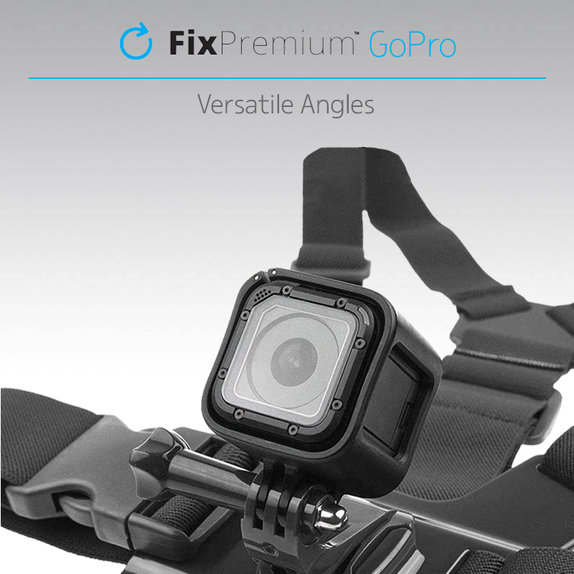 FixPremium - Držák na Telo pro GoPro, čierny