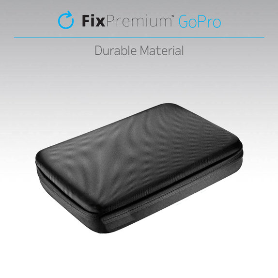 FixPremium - Ochranné Púzdro pro GoPro a Príslušenstvo (Velikost L), čierna