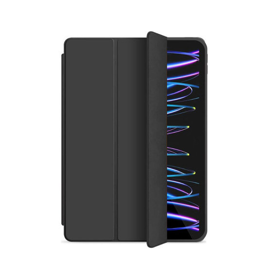 FixPremium - Flip Silikonové Pouzdro pro iPad Pro 11" (3rd, 4th Gen), černá