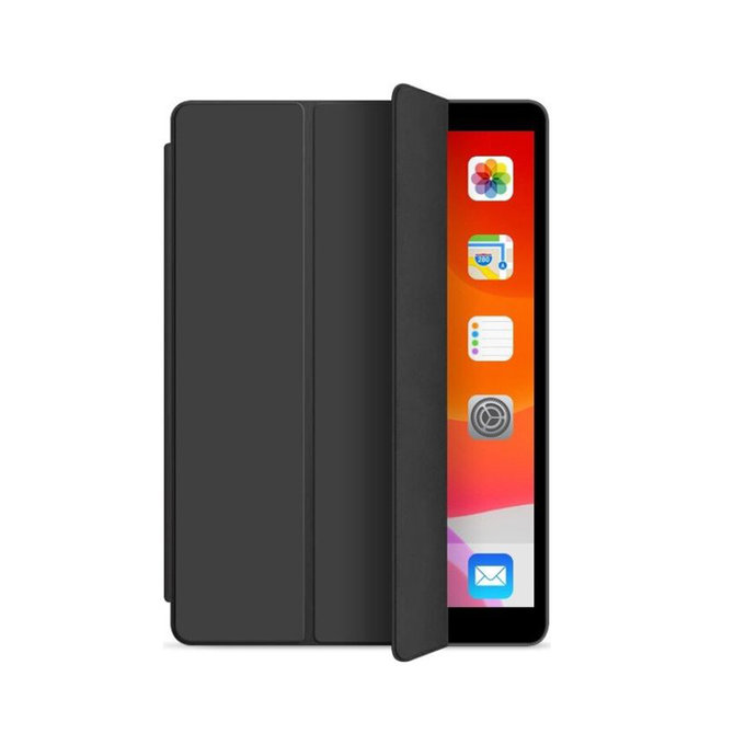FixPremium - Flip Silikonové Pouzdro pro iPad 10.2 (7th, 8th, 9th Gen), černá