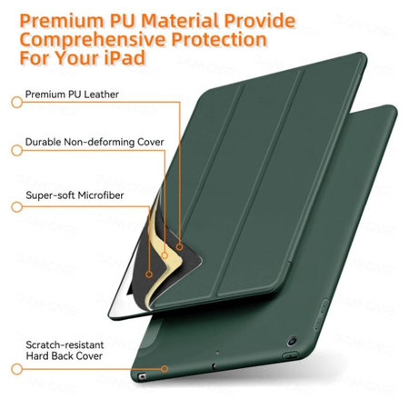 FixPremium - Flip Silikonové Pouzdro pro iPad Pro 12.9" (4th, 5th Gen), zelená