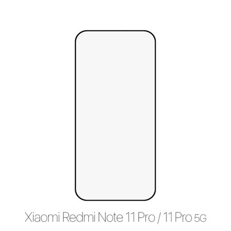 FixPremium FullCover Glass - Tvrzené Sklo pro Xiaomi Redmi Note 11 Pro a 11 Pro 5G