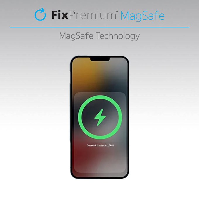 FixPremium - MagSafe PowerBank 5000 mAh, černá