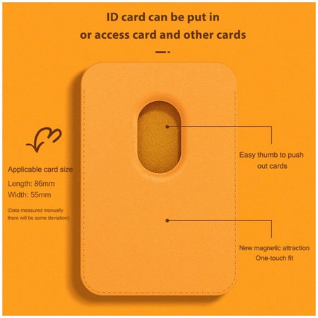 FixPremium - MagSafe Peněženka, hnědá