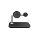 FixPremium - MagSafe Stojan 3v1 pro iPhone, Apple Watch a AirPods, černá