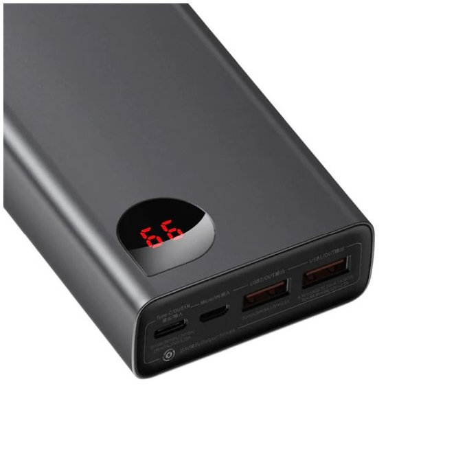 Baseus - 65W PowerBank 20 000 mAh, černá