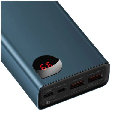 Baseus - 65W PowerBank 20 000 mAh, modrá