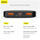 Baseus - PowerBank 20 000 mAh, černá