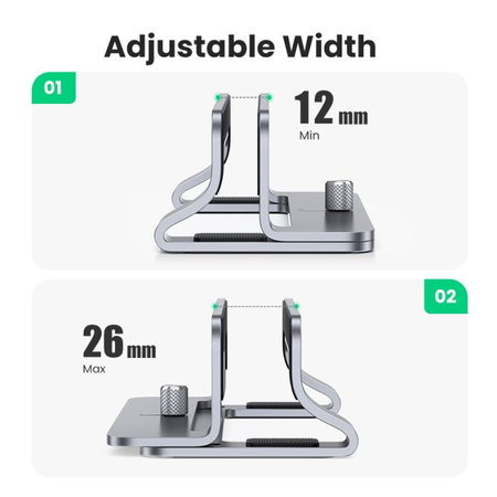 UGREEN - Držák pro Notebook, sivá