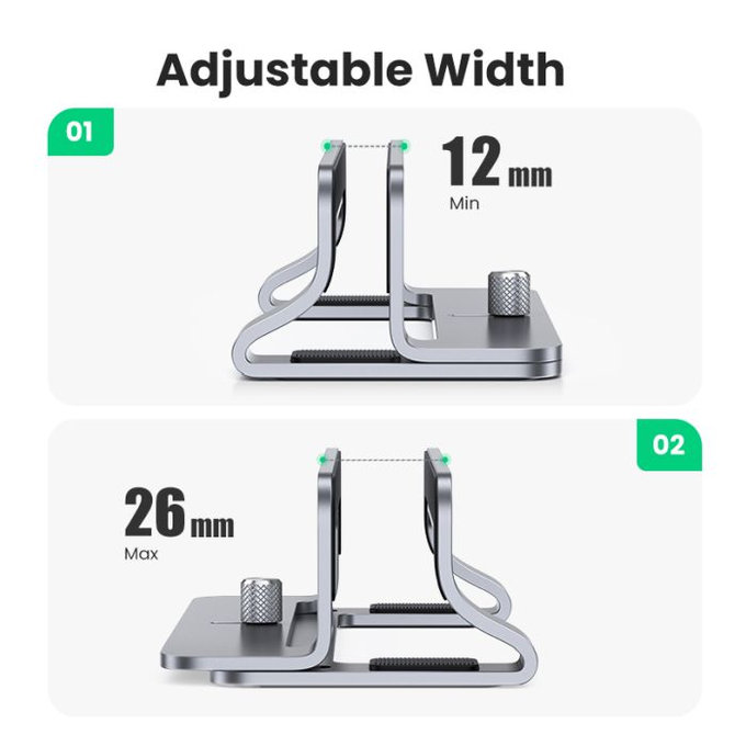 UGREEN - Držák pro Notebook, sivá