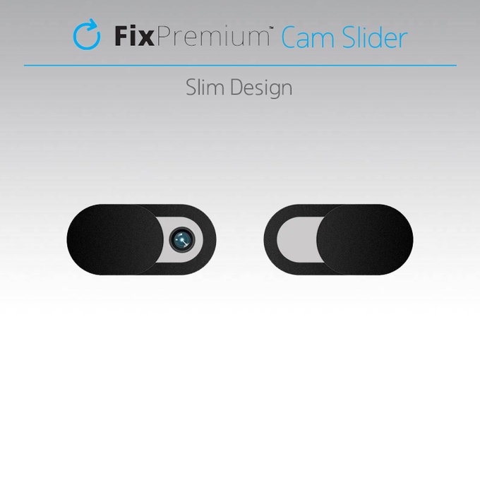 FixPremium - Camera Slider - Set 5ks, černá