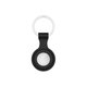 FixPremium - Silikonová Klíčenka pro AirTag, černá