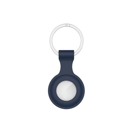 FixPremium - Silikonová Klíčenka pro AirTag, modrá