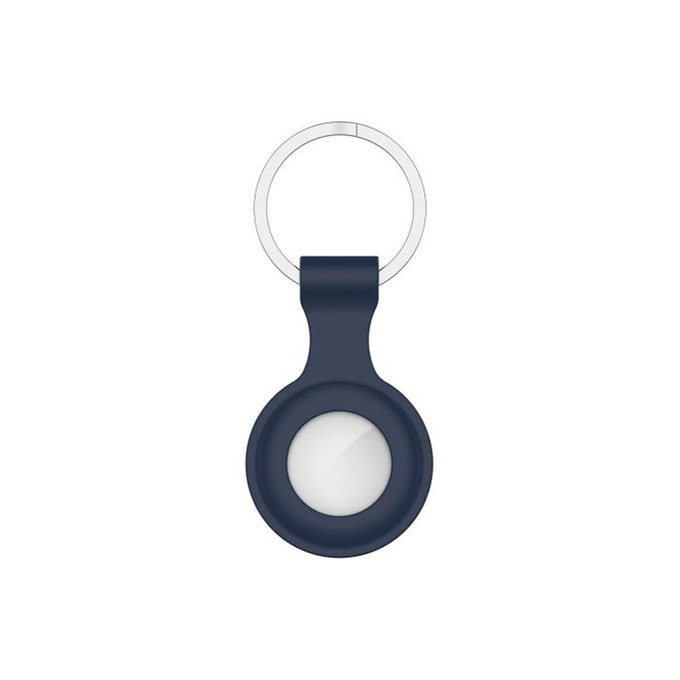 FixPremium - Silikonová Klíčenka pro AirTag, modrá