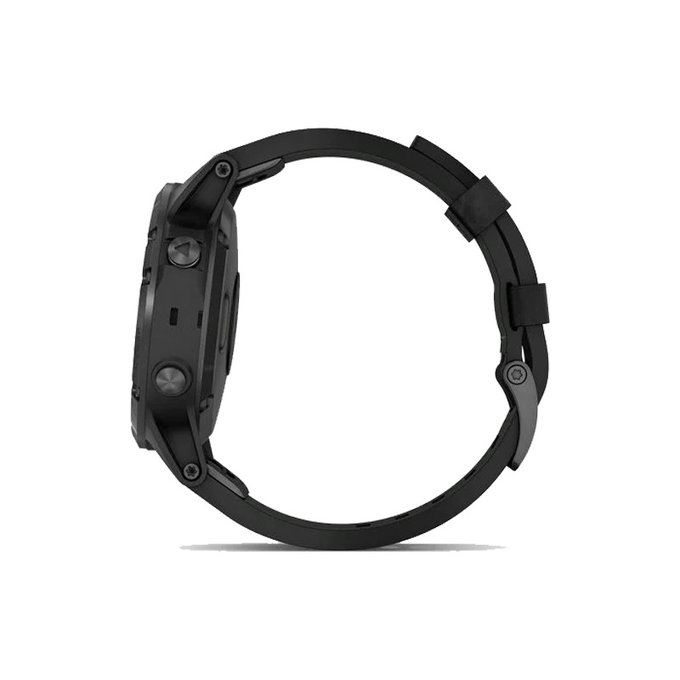 FixPremium - Kožený Řemínek pro Garmin (QuickFit 26mm), černá