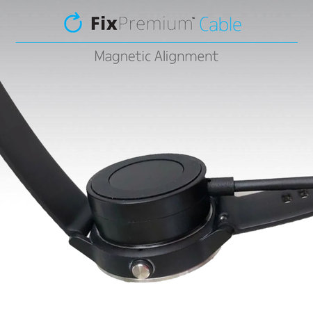 FixPremium - Nabíjecí Stanica pro Garmin Hodinky, černá