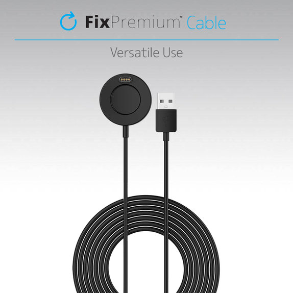 FixPremium - Nabíjecí Stanica pro Garmin Hodinky, černá
