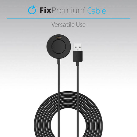 FixPremium - Nabíjecí Stanica pro Garmin Hodinky, černá