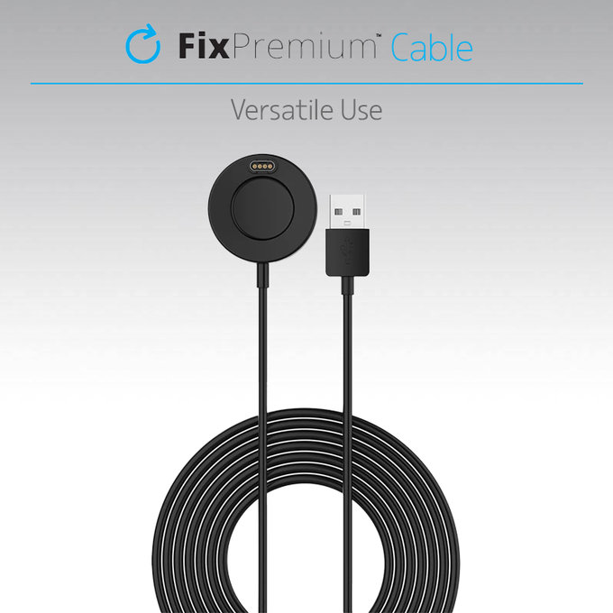 FixPremium - Nabíjecí Stanica pro Garmin Hodinky, černá