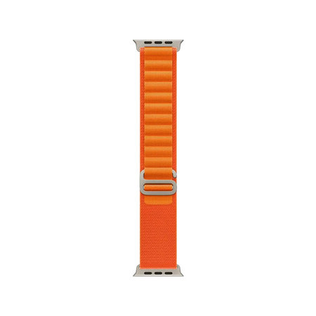 FixPremium - Řemínek Alpine Loop pro Apple Watch (38, 40 a 41mm), oranžová